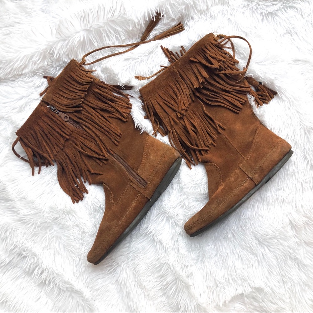 Tan Moccasins